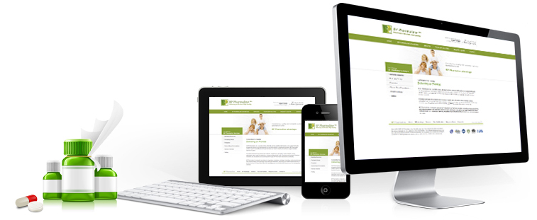 BP Pharmaline - Web Design & Development